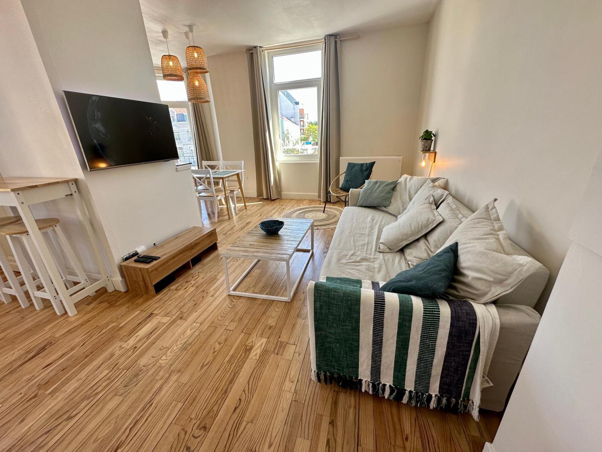 Appartement De Charme Avec Balcon - Le Grand Large Dunkirk Екстериор снимка